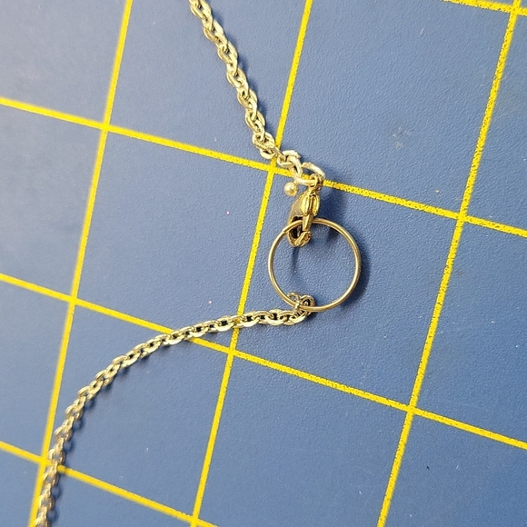 Floral Flower Multi Color Gem 18" Silver Tone Necklace Brand New - Picture 3 of 3